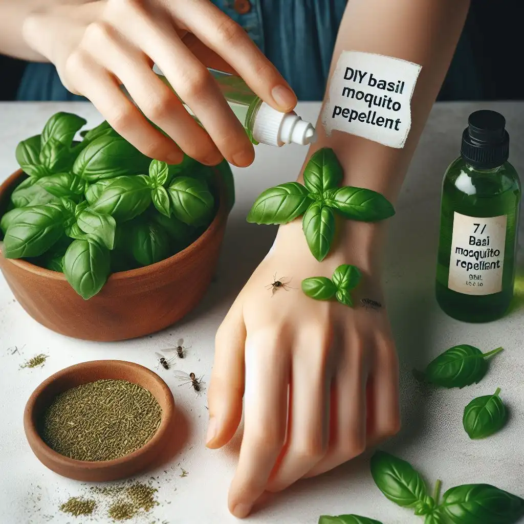 DIY Basil as Mosquito Repellent