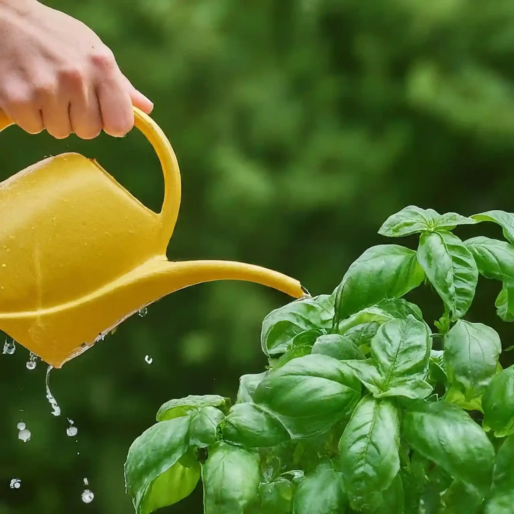 2. Watering Your Basil The Perfect Balance