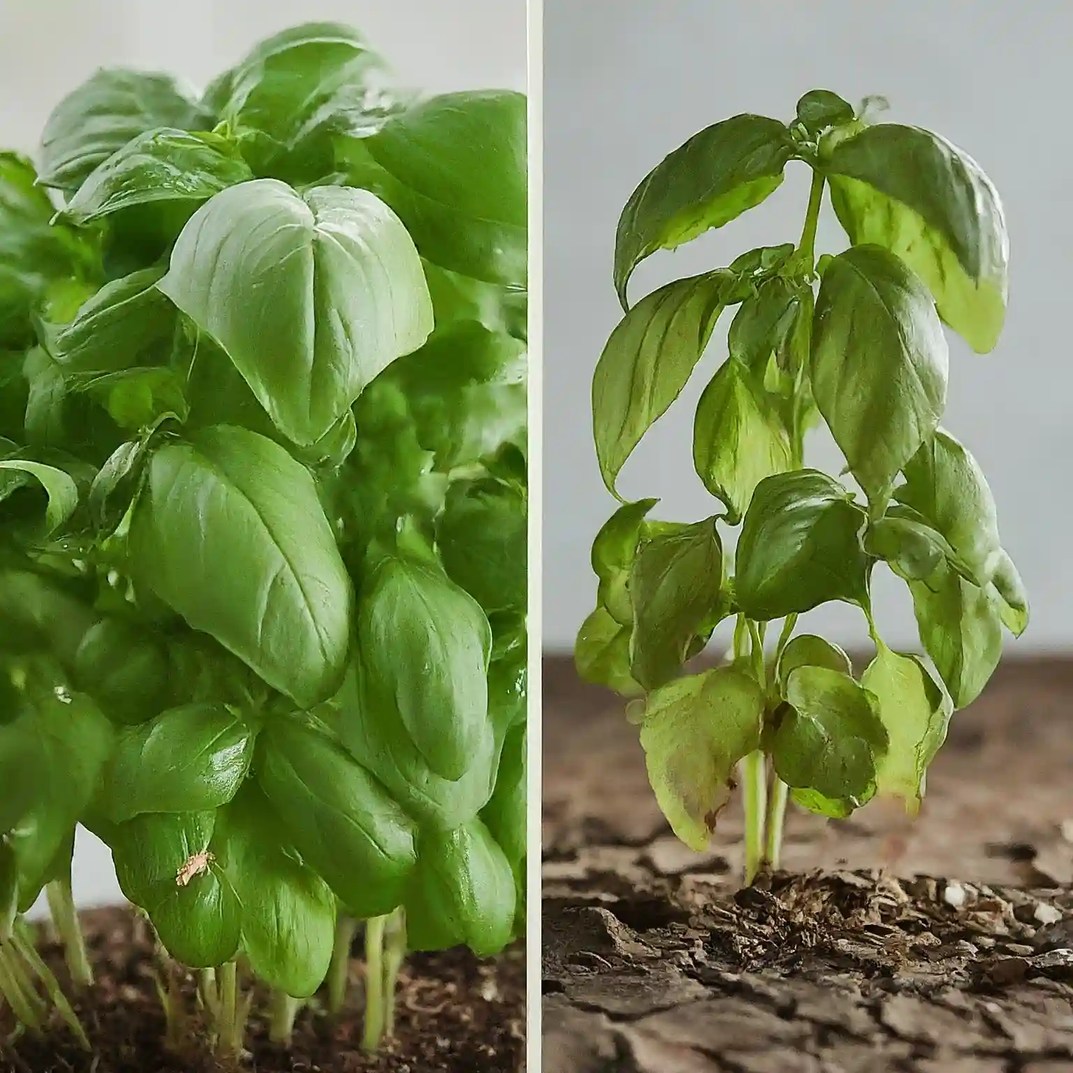 Recognizing Signs of a Thirsty Basil Plant