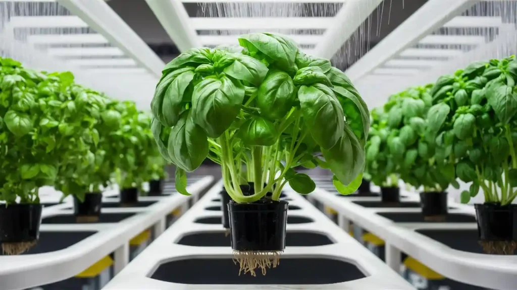 Basil Aeroponics