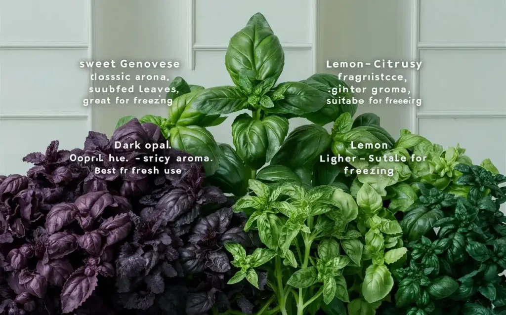 Choosing the Right Basil Leaves for Freezing