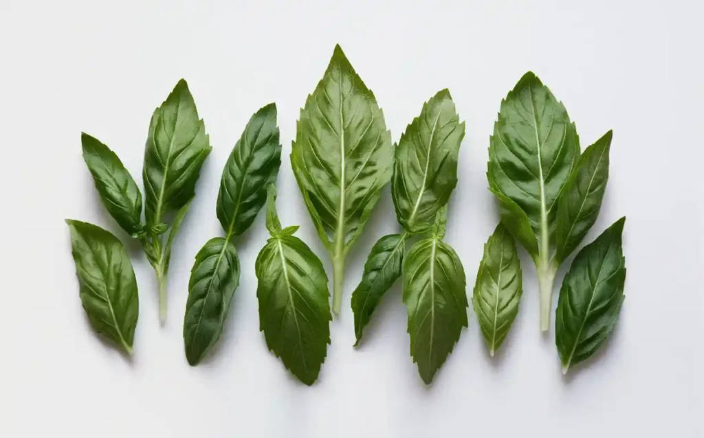 Fresh Basil Leaves