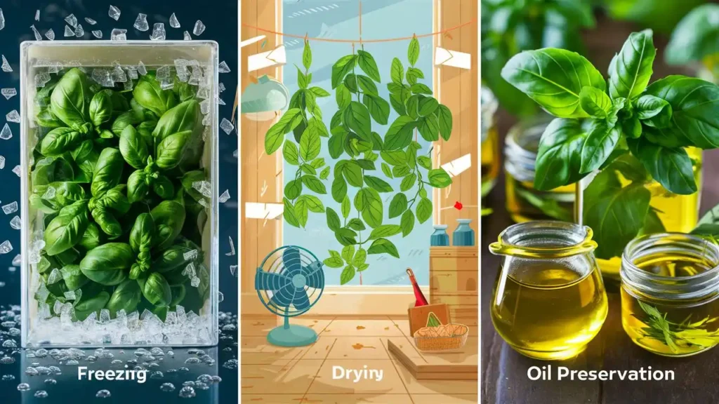 How To Preserve Basil For The Winter