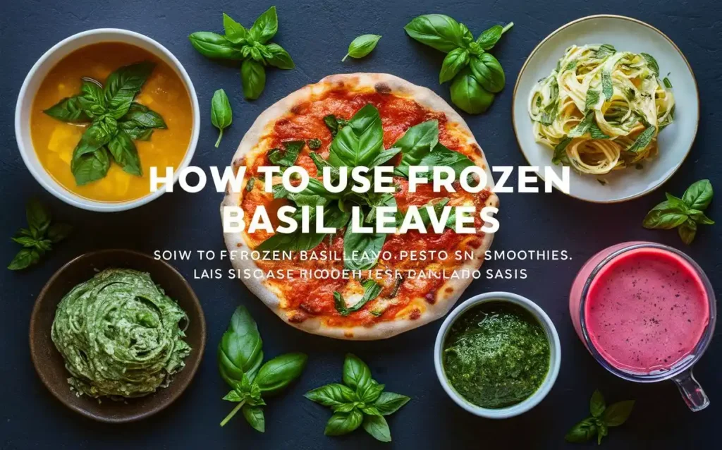 Using Frozen Basil Leaves