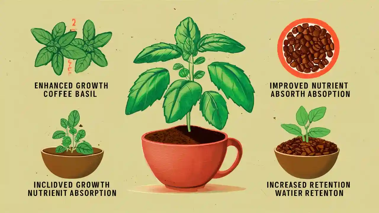 Benefits of Coffee Grounds for Basil