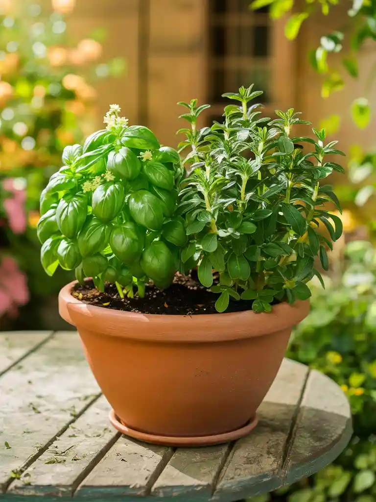 Can I Plant Basil And Oregano Together