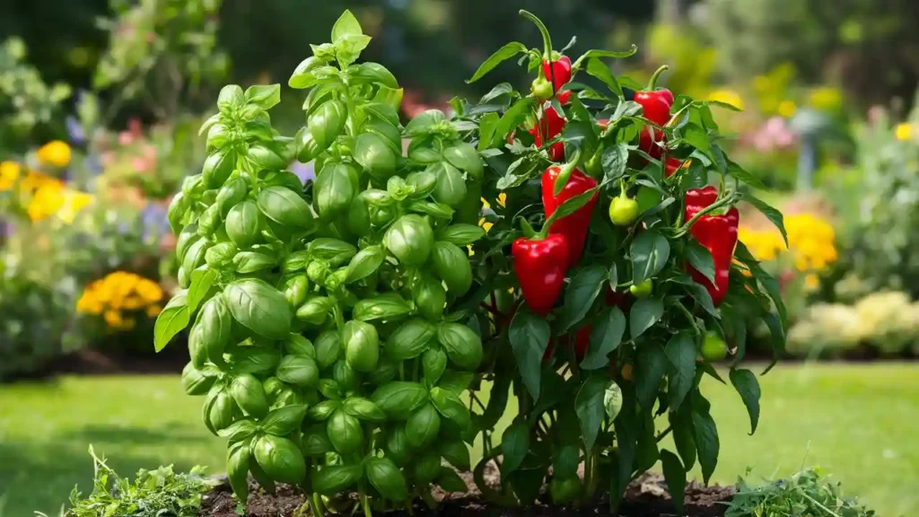 Can I Plant Basil With Peppers