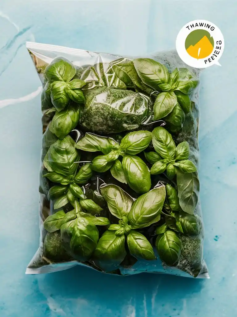 Can I freeze basil leaves whole