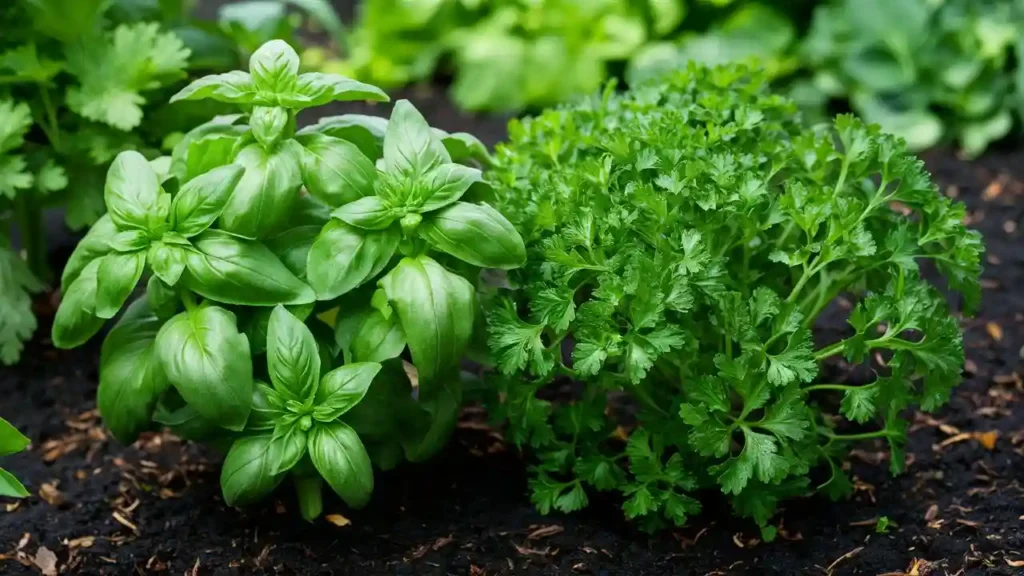 Can I Plant Basil And Parsley Together