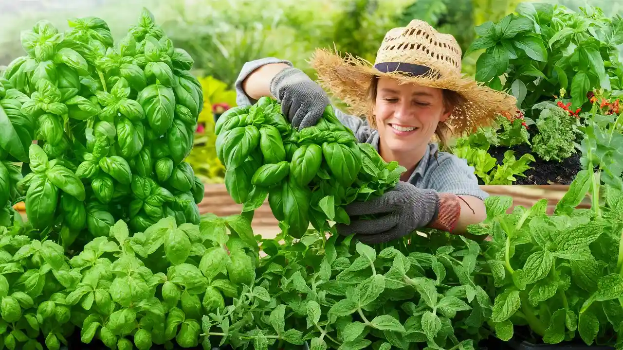 Harvesting and Using Basil and Mint