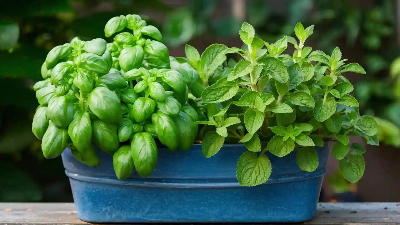 Planting Basil and Mint Together