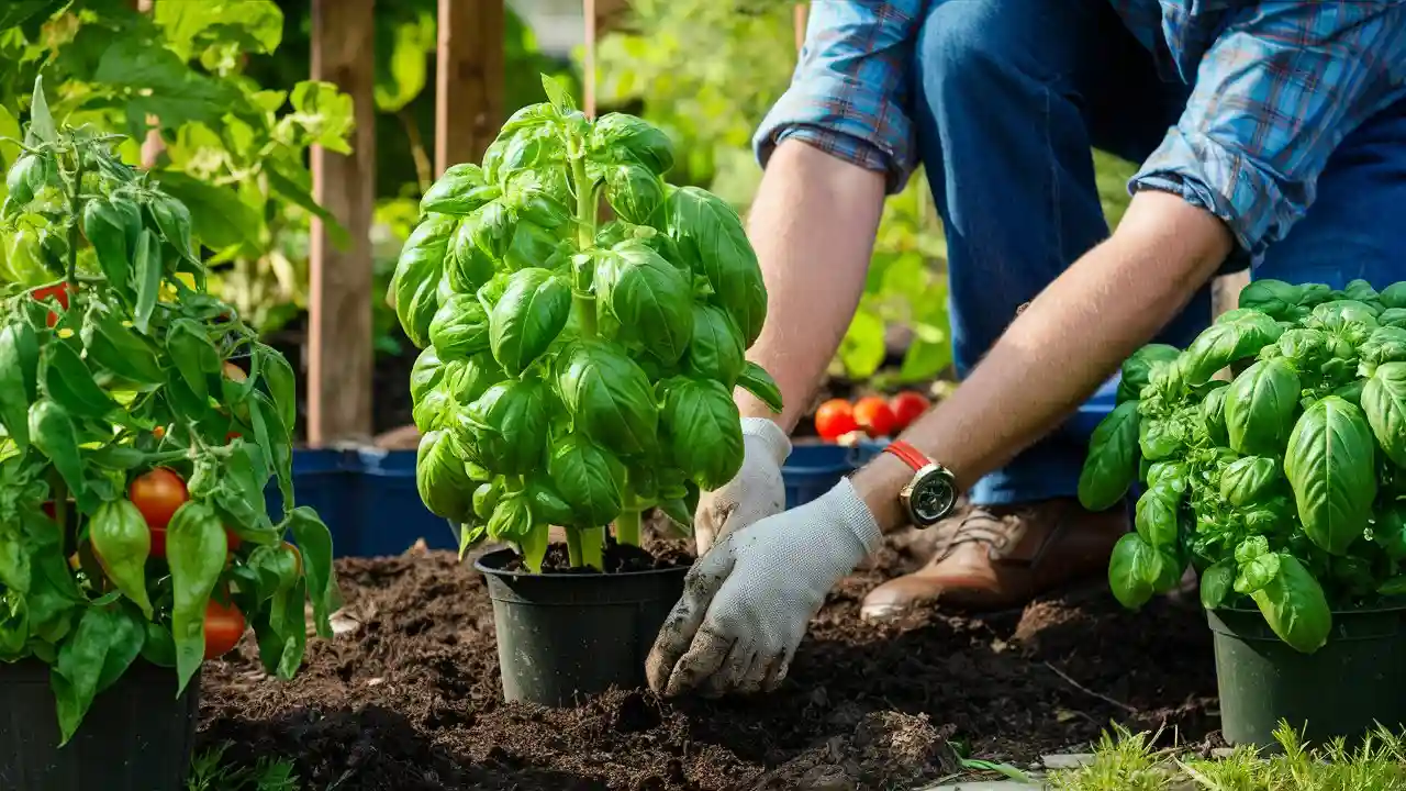 Soil Preparation for Basil and Tomatoes