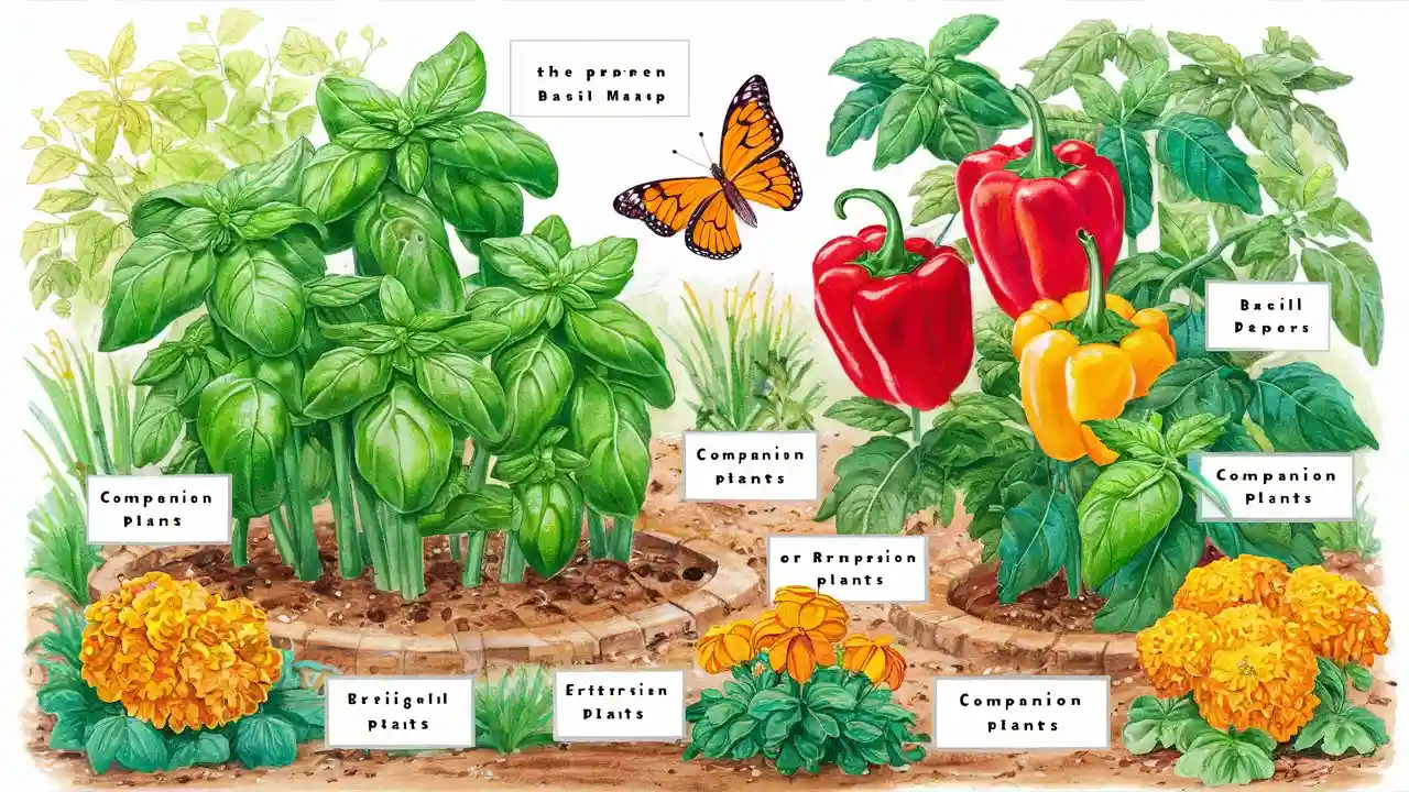 Where to Plant Basil with Peppers