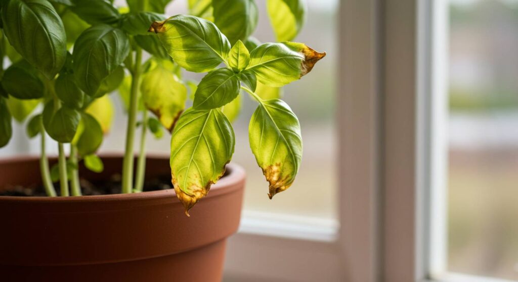 how to revive a dying basil plant