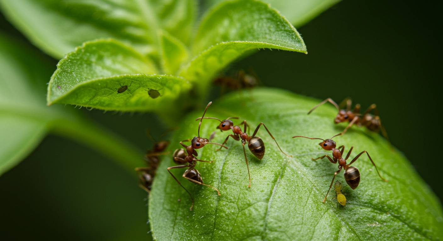 how to get rid of ants in my basil plant