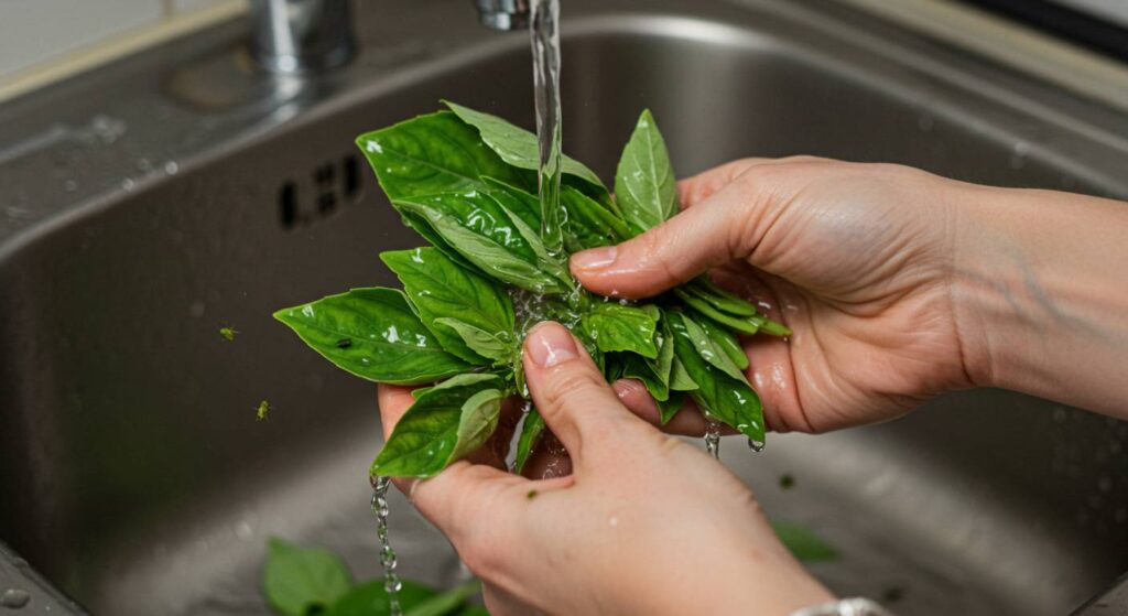 aphid removal techniques for basil
