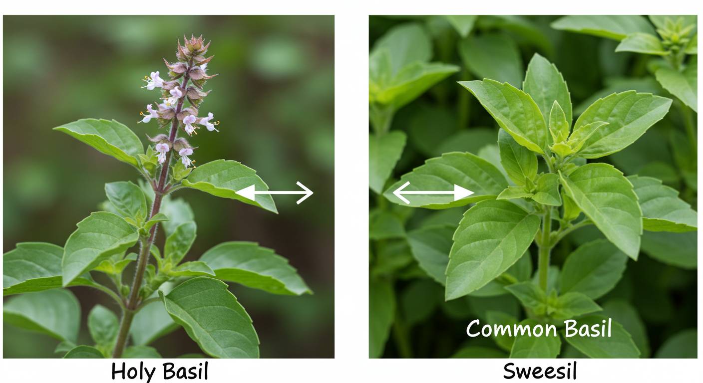 Is Holy Basil the same as the basil in supermarkets