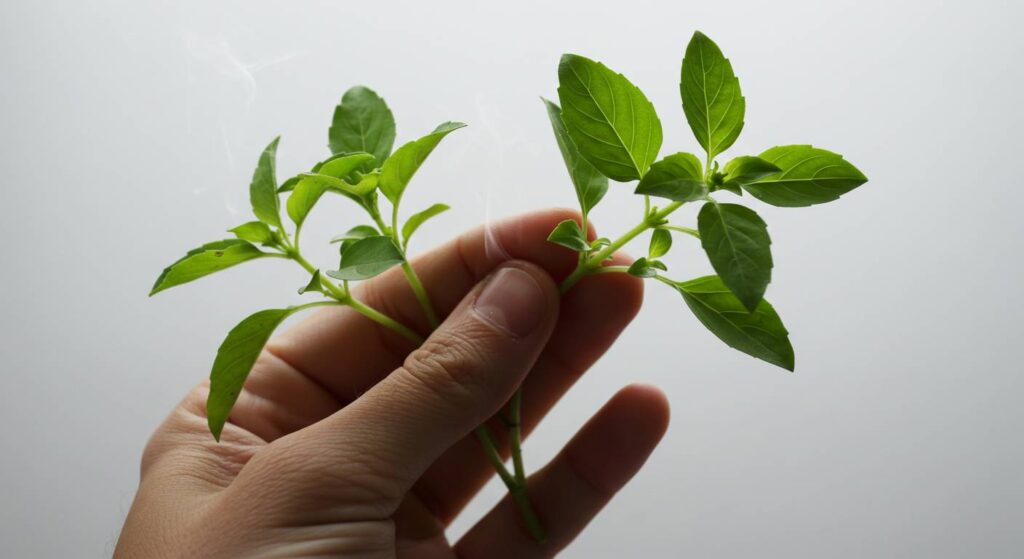 aroma of thai basil vs sweet basil
