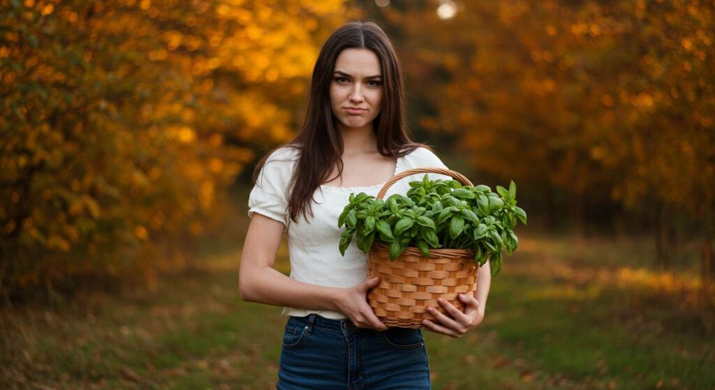 autumn basil planting
