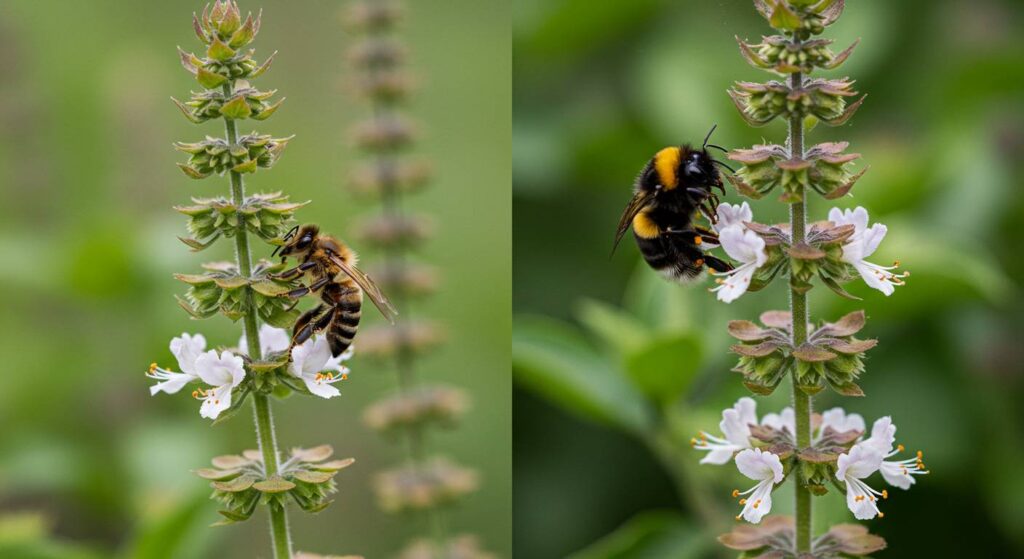 basil and bumblebees
