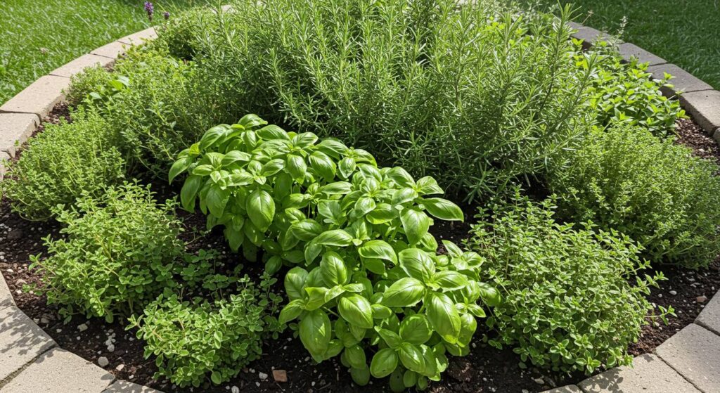 basil and rosemary companion plants
