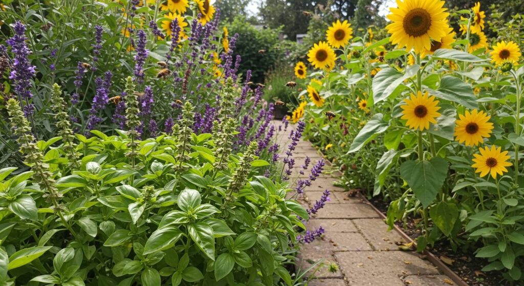 basil bee garden
