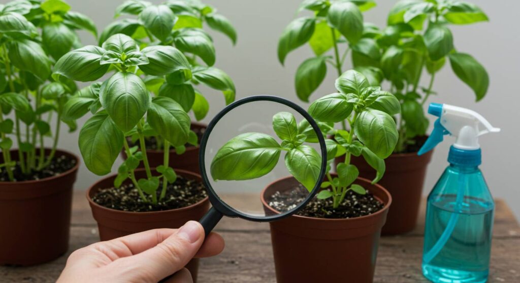 basil container care
