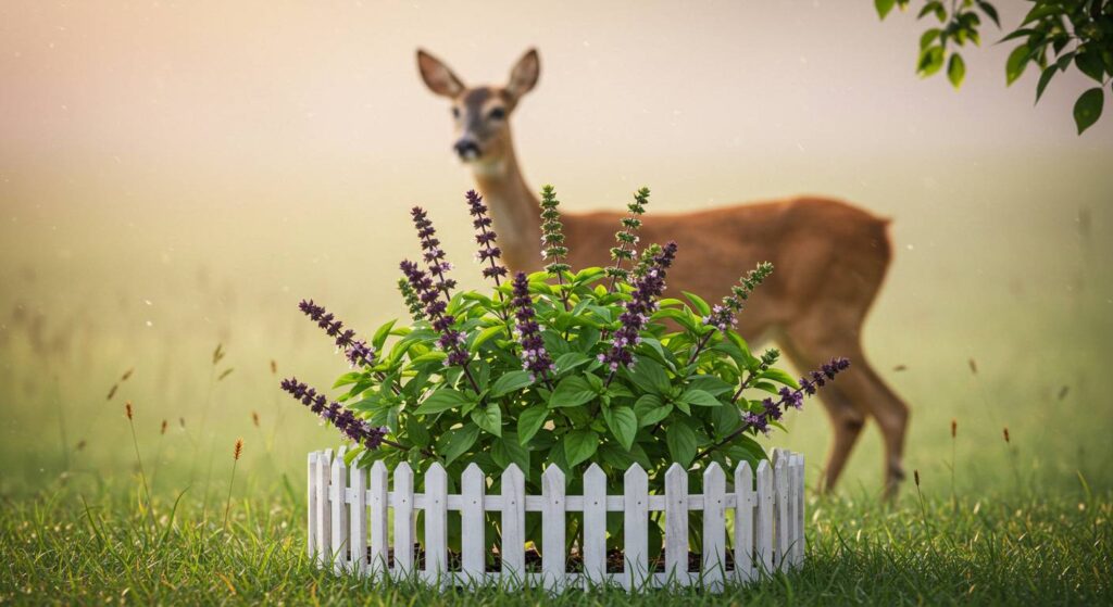 do deer like basil