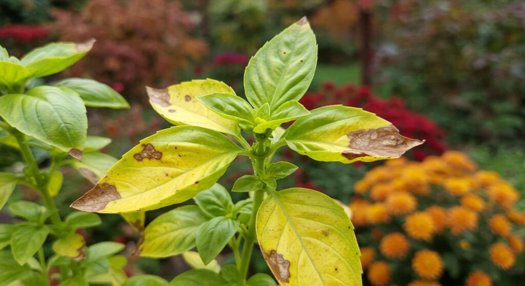 basil during autumn