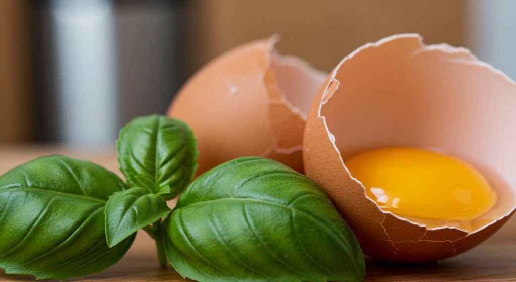 basil egg dish

