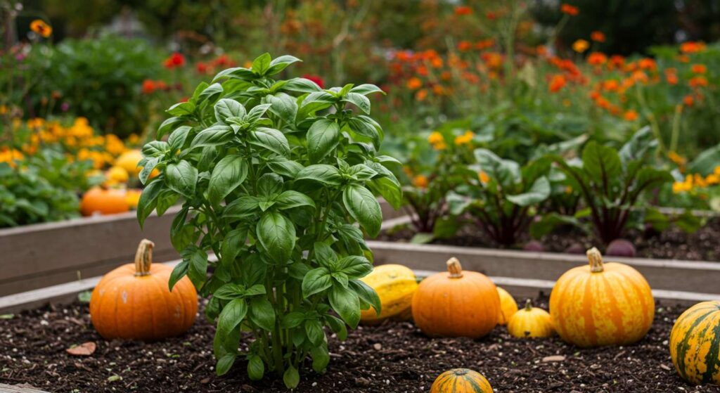 basil fall garden

