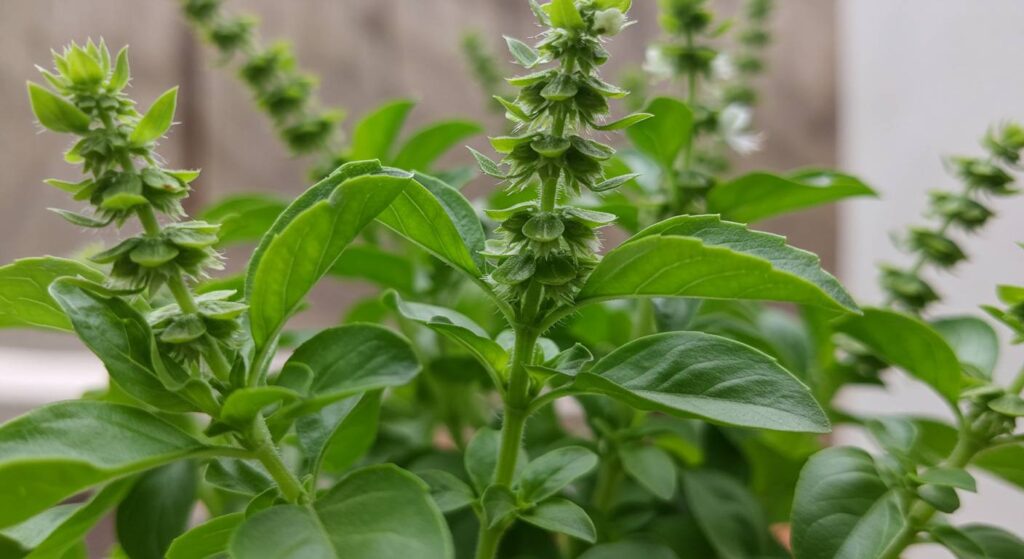 basil flowering stage
