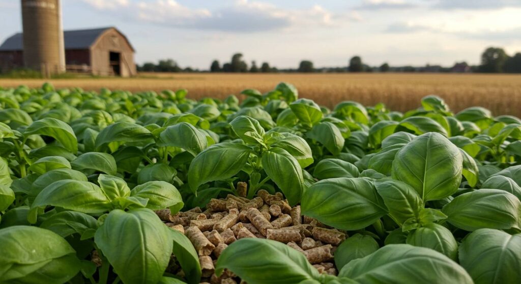 basil for chicken feed
