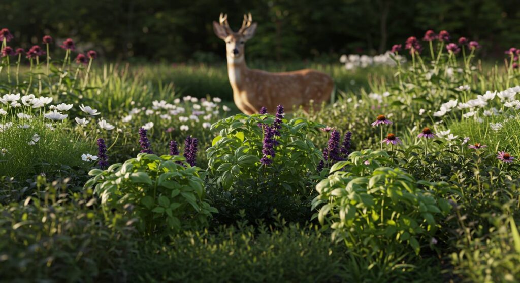 basil for deer control
