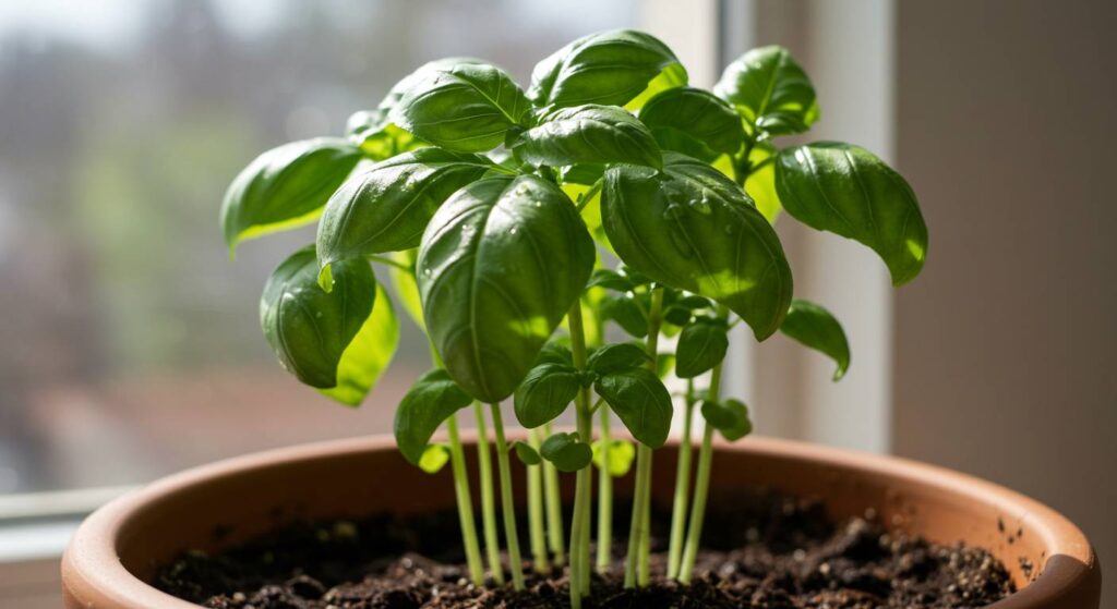 Is it better to grow basil inside or outside