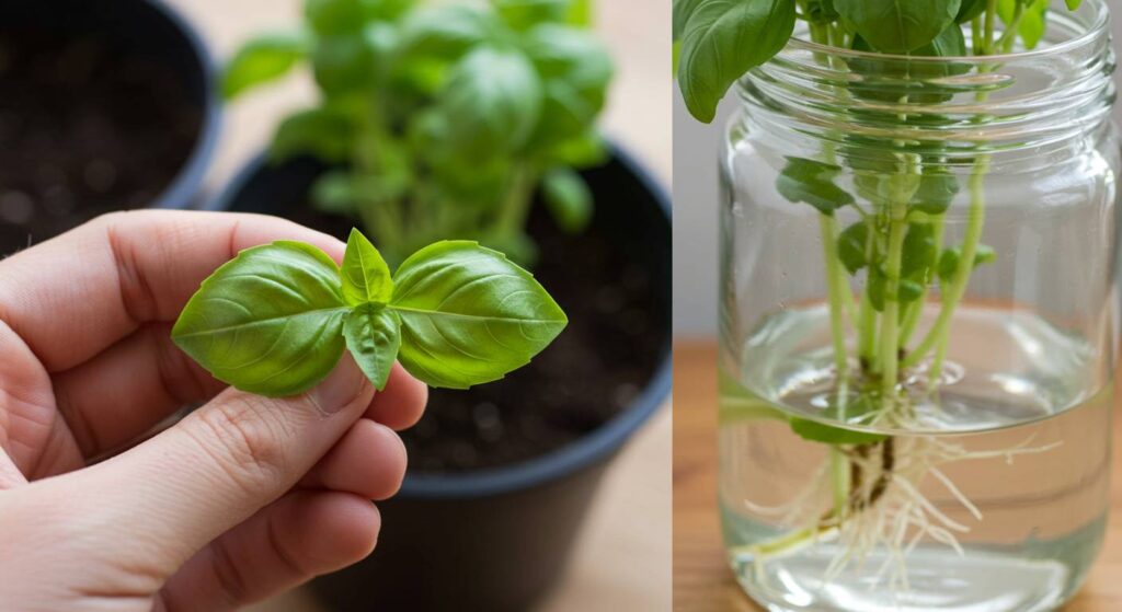 basil growing methods
