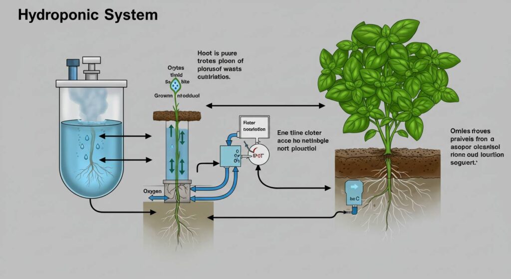 basil hydroponics