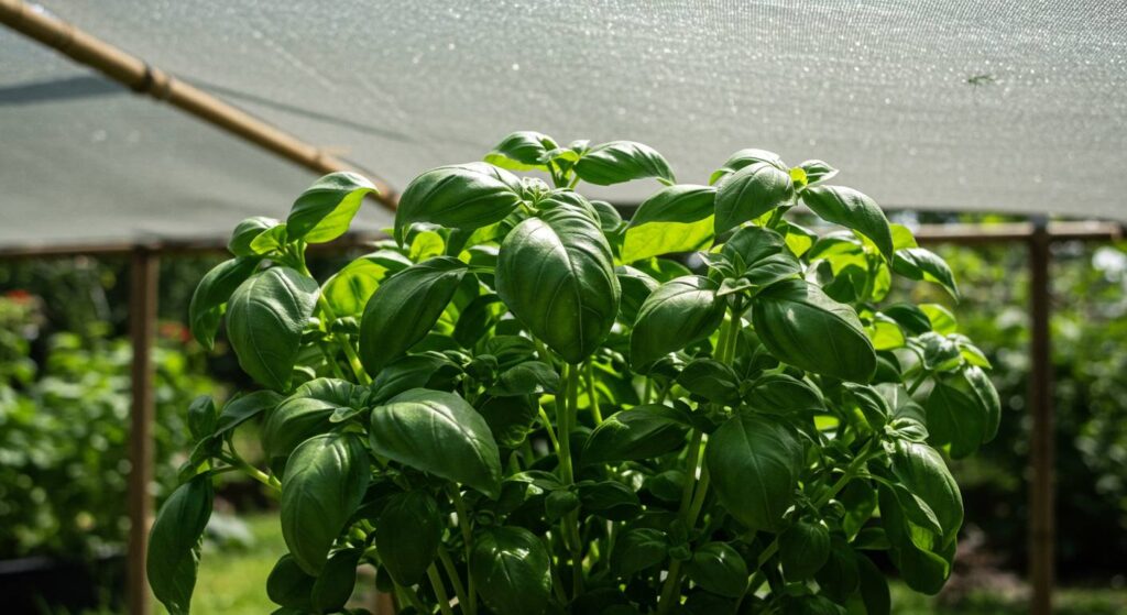 basil in hot weather
