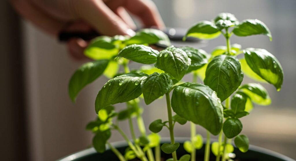 basil in pots tips
