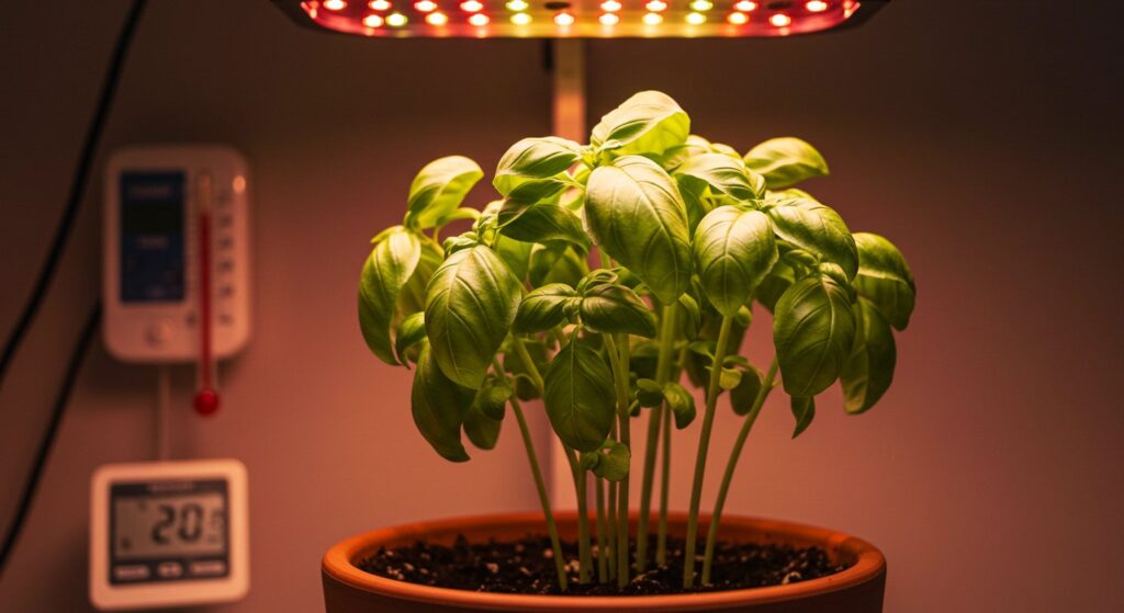 basil indoor cultivation length
