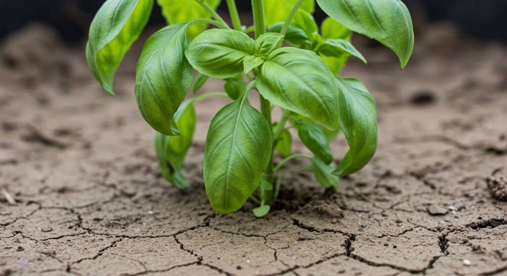 basil leaves wilting
