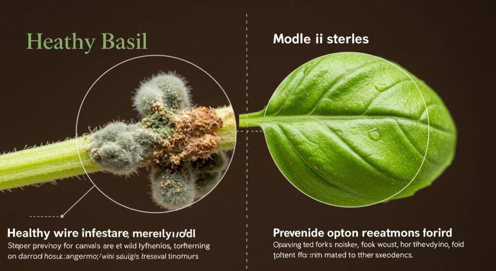 basil mold problem solution
