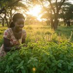 where does basil grow naturally in africa