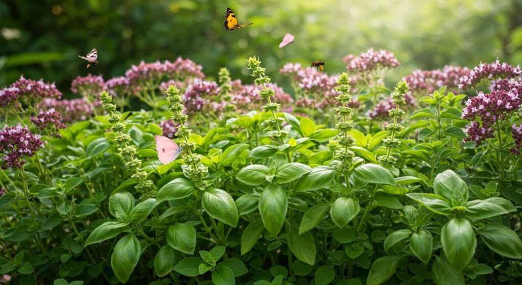 basil oregano companion plants
