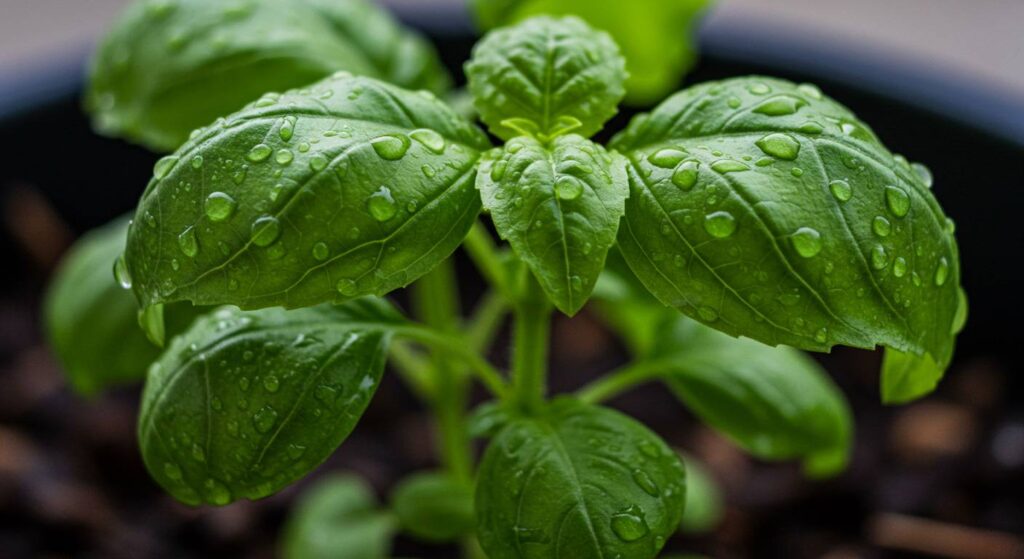 basil overwatering
