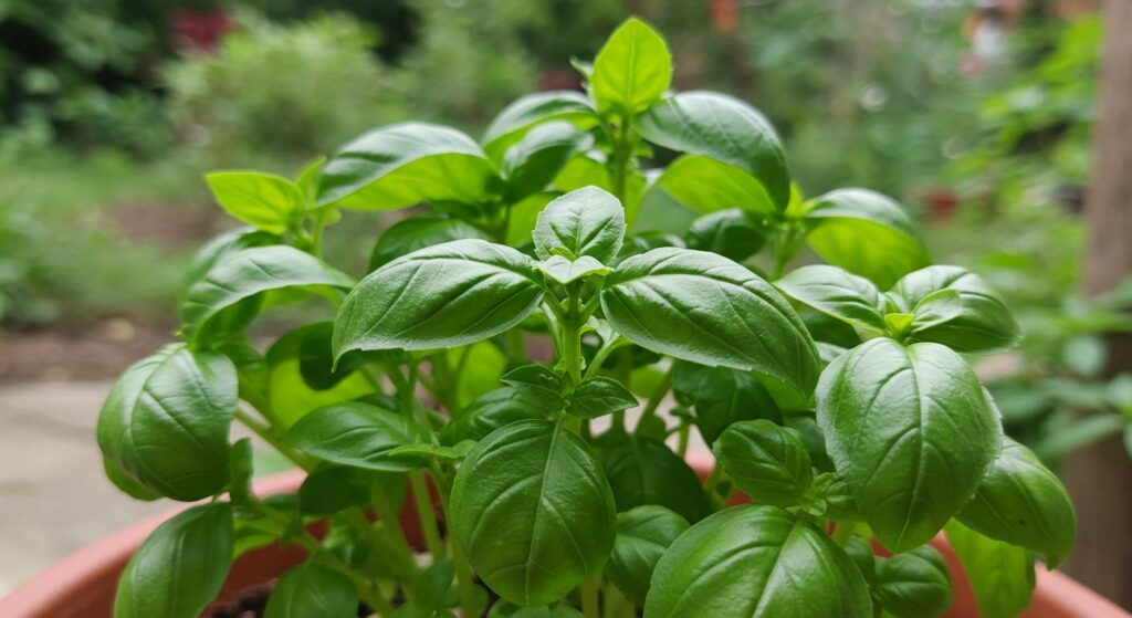 basil plant bolting
