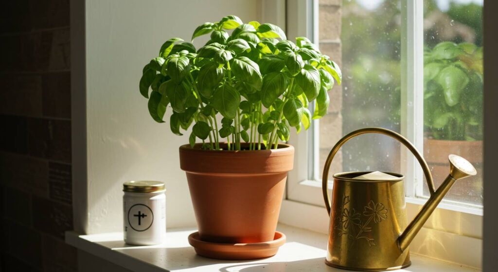 basil plant care tips for wilting
