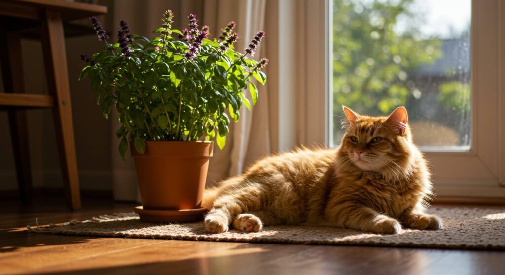 basil plant cat safe
