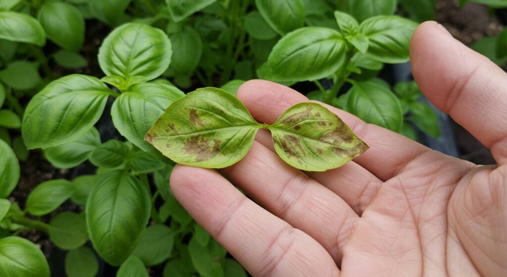 basil plant disease management

