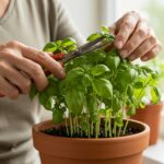 how to care for basil plant indoors